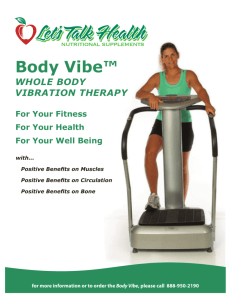 Body Vibe™ - Let's Talk Health