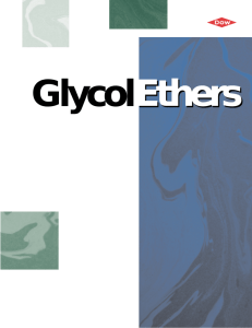 Glycol Ethers - The DOW Chemical Company