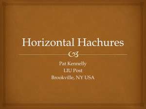 Horizontal Hachures - Commission on Mountain Cartography