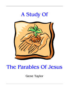 A Study Of The Parables Of Jesus