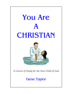 You Are A Christian