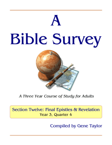 Amplified Bible Curriculum: Year 3, Quarter 4