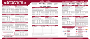 Major stakes SUSTAINING payments due March 15, 2016