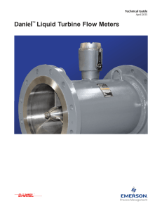 Daniel™ Liquid Turbine Flow Meters