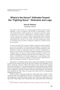 Where's the Honor? Attitudes Toward the “Fighting