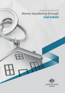 Money laundering through real estate