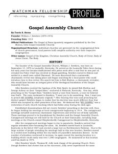 Gospel Assembly Church Profile