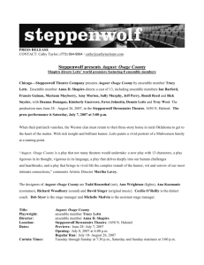 Steppenwolf presents August: Osage County