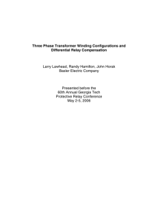 Three Phase Transformer Winding Configurations