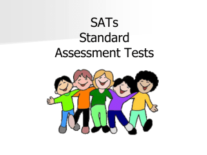 SATs Standard Assessment Tests