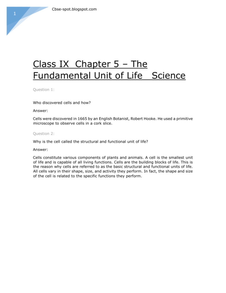 class-ix-chapter-5-the-fundamental-unit-of-life-science