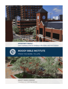 moody bible institute - Ardent Search Company