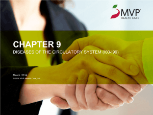 Chapter 9: Diseases of the Circulatory System