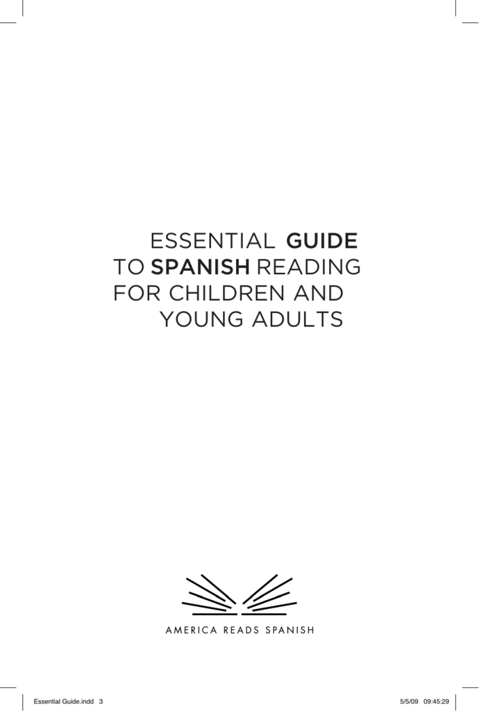 Essential Guide To Spanish Reading For Children And - 