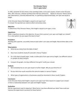 Vitruvian man data analysis picture