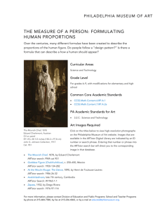the measure of a person: formulating human proportions