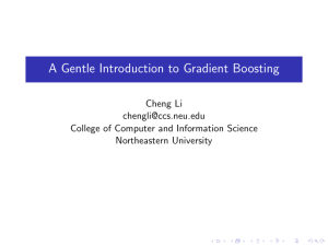 A Gentle Introduction to Gradient Boosting