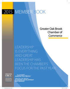 2015 Member Book - Oak Brook Chamber of Commerce