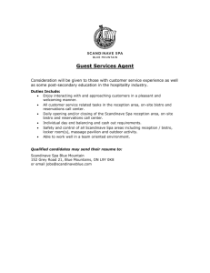 Guest Services Agent