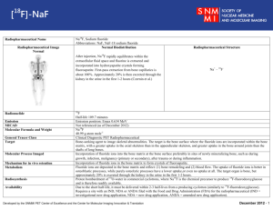 [ 18 F]-NaF - Society of Nuclear Medicine and Molecular Imaging