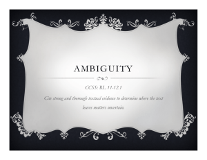 Ambiguity The Scarlet Letter Chapter 10