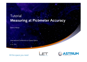 Tutorial Measuring at Picometer Accuracy