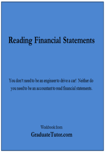 Reading Financial Statements