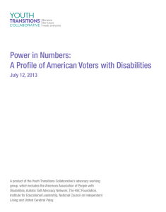 Power in Numbers: A Profile of American Voters with Disabilities