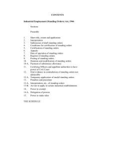CONTENTS Industrial Employment (Standing Orders) Act, 1946