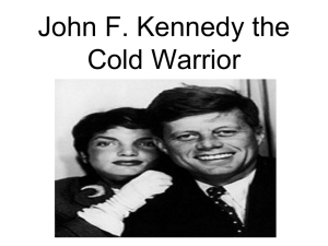 Kennedy the Cold Warrior