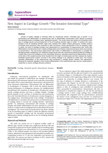 New Aspect in Cartilage Growth “The Invasive Interstitial Type”
