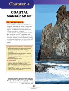 Chapter 4 Coastal management