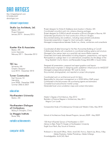 view resume - Boston Society of Architects