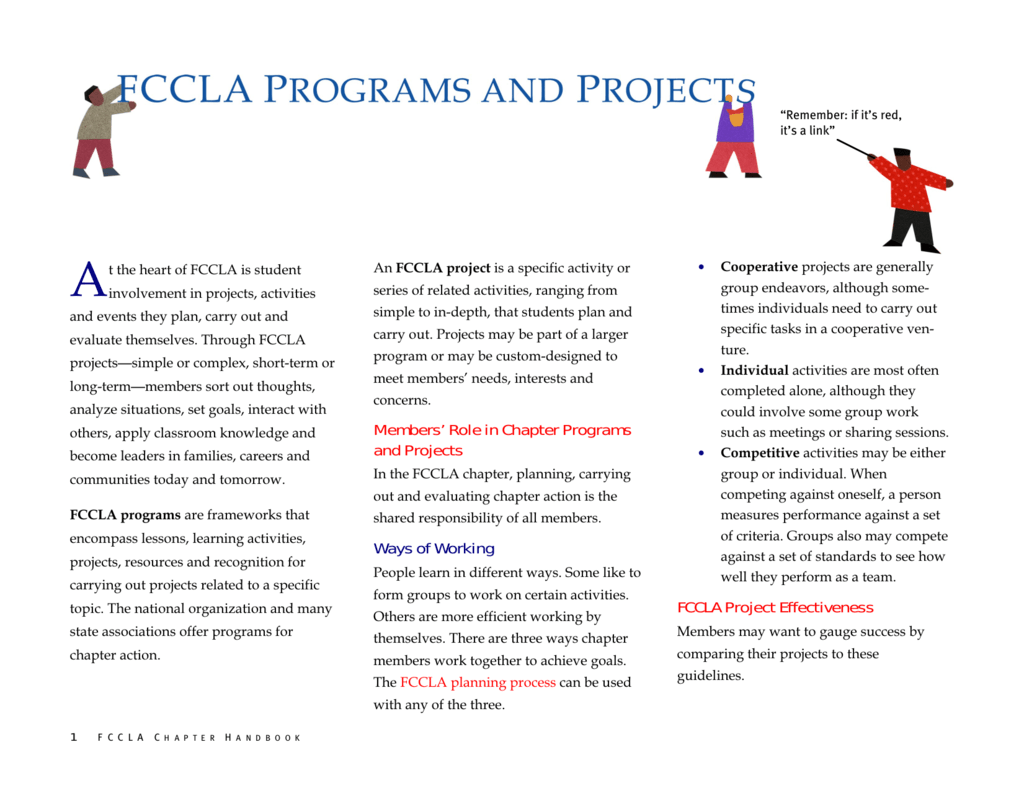 FCCLA Planning Process