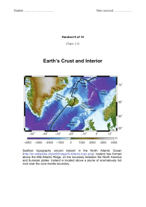 Earth's Crust and Interior