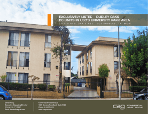 exclusively listed – dudley oaks 20 units in usc's university park area