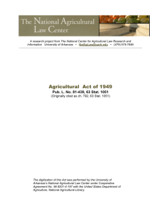 Full Text - The National Agricultural Law Center