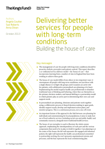 Delivering better services for people with long