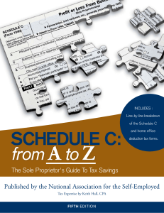 Schedule C - National Association for the Self