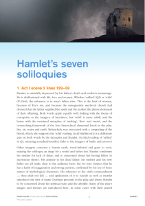 Hamlet's seven soliloquies
