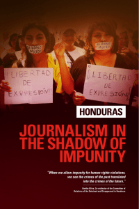 Honduras: Journalism in the Shadow of Impunity