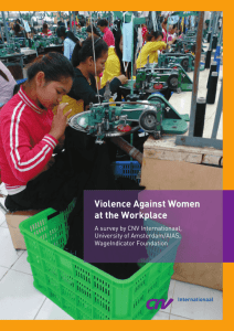 Violence Against Women at the Workplace