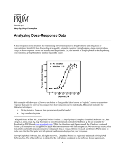 Analyzing Dose-Response Data