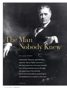 The Man Nobody Knew - New York State Archives