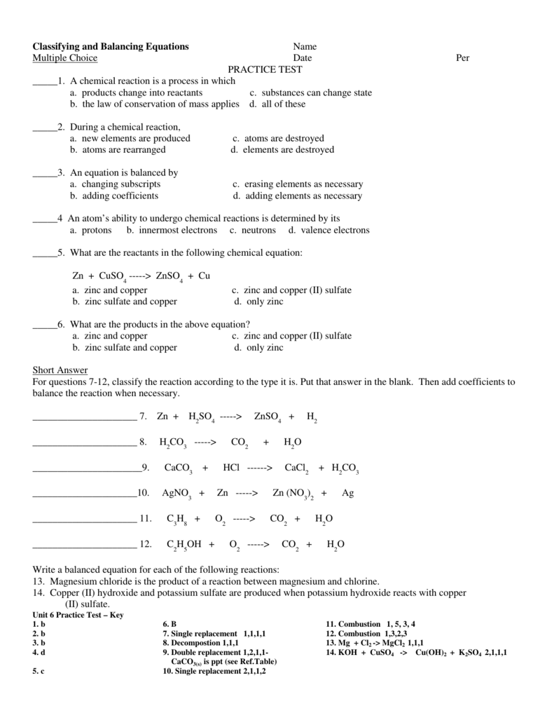 classifying-chemical-reactions-worksheet