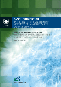 Basel Convention on the Control of Transboundary