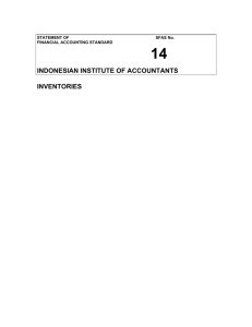 INDONESIAN INSTITUTE OF ACCOUNTANTS INVENTORIES