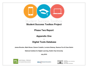 Digital Tools Database - Student Success Toolbox