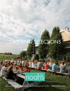 View Catering Brochure & Menus