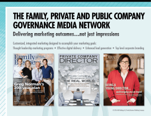 the 2016 Family, Private and Public Company